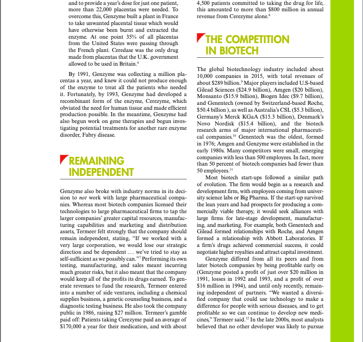 Correctly identify the companys mission and goals