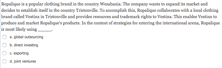 Ropalique is a popular clothing brand in the