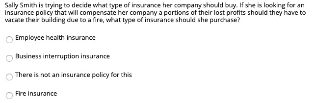 Sally Smith is trying to decide what type of