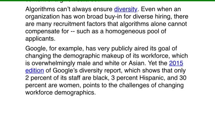 article 1 Algorithmic hiring: why hire by numbers