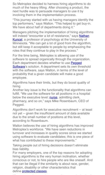 article 1 Algorithmic hiring: why hire by numbers