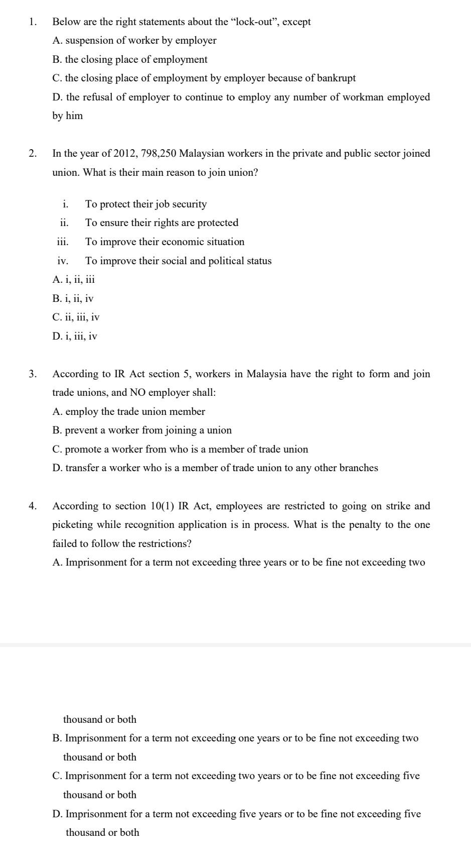 1. Below are the right statements about the