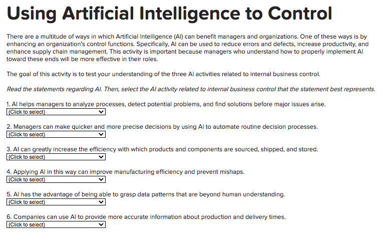 answer choices: reducing errors and defects