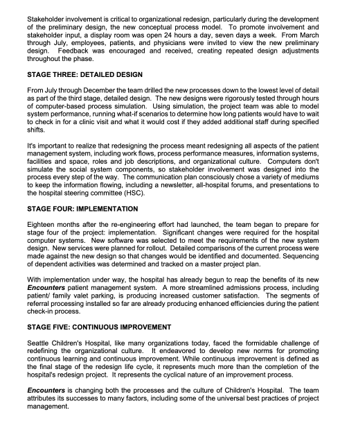 Question 1: Identify one (1) risks that are