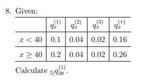 8. Given: (1) 42 (2) : (3) T < 40 | 0,1 0.1| 0.04