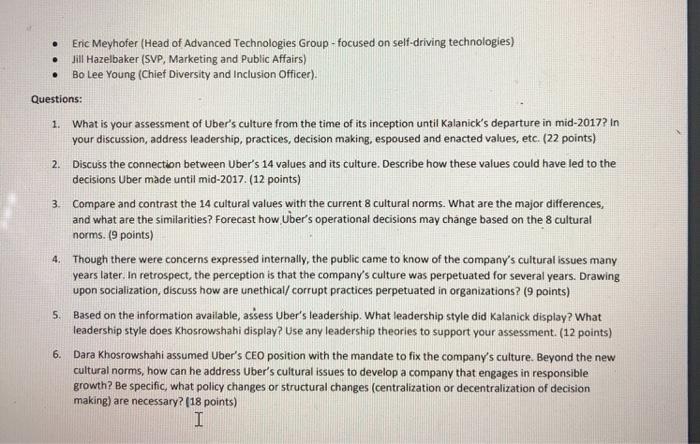 i need help with 3 Uber's Culture: From 