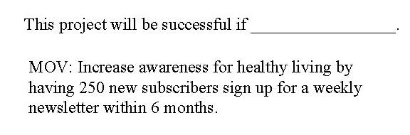 Write a Project MOV statement for smart