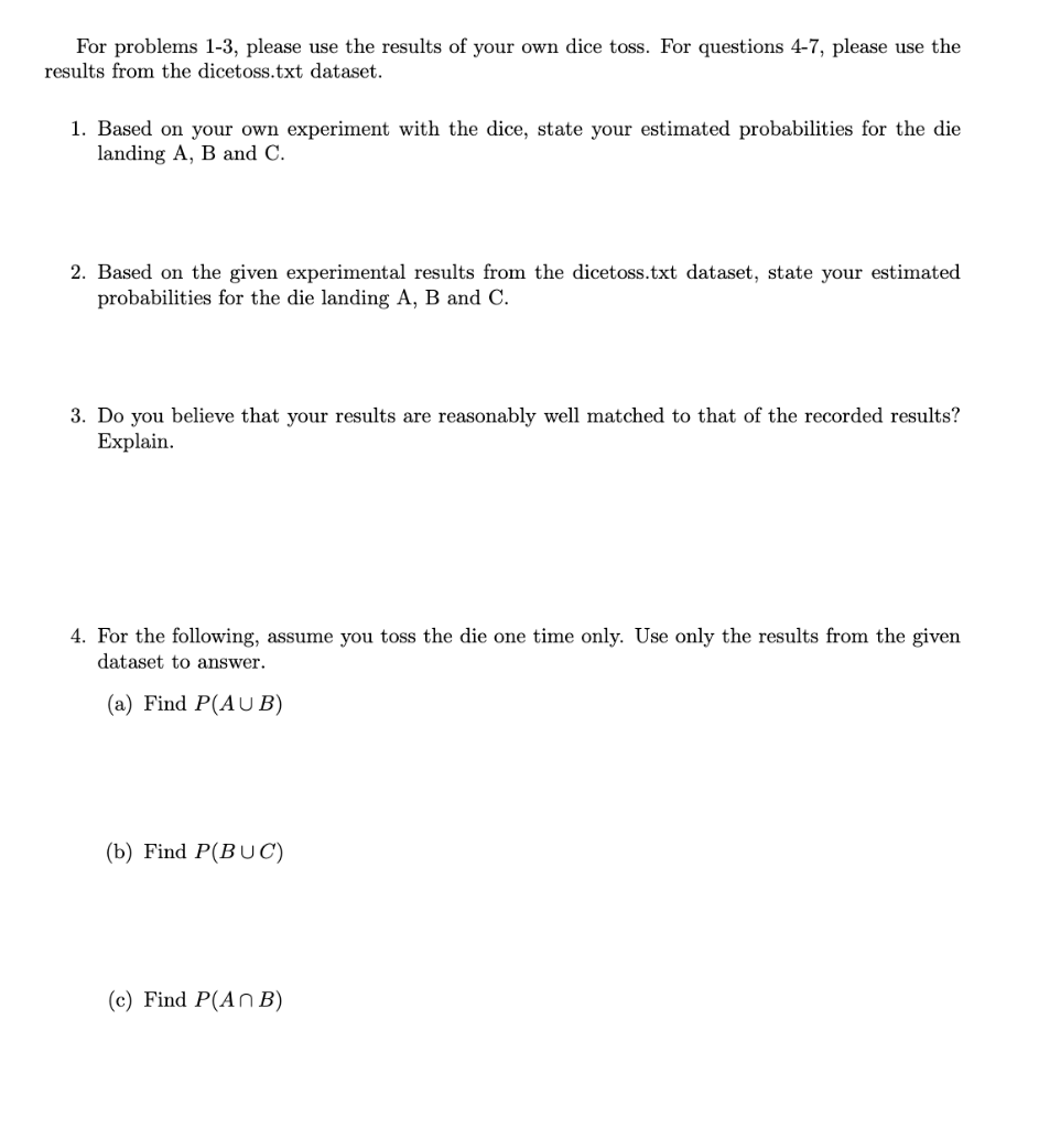 You need dataset to solve it by R software. how