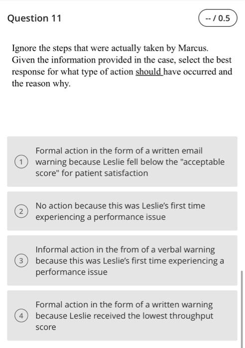 Read the caselette then answer the 11 questions.