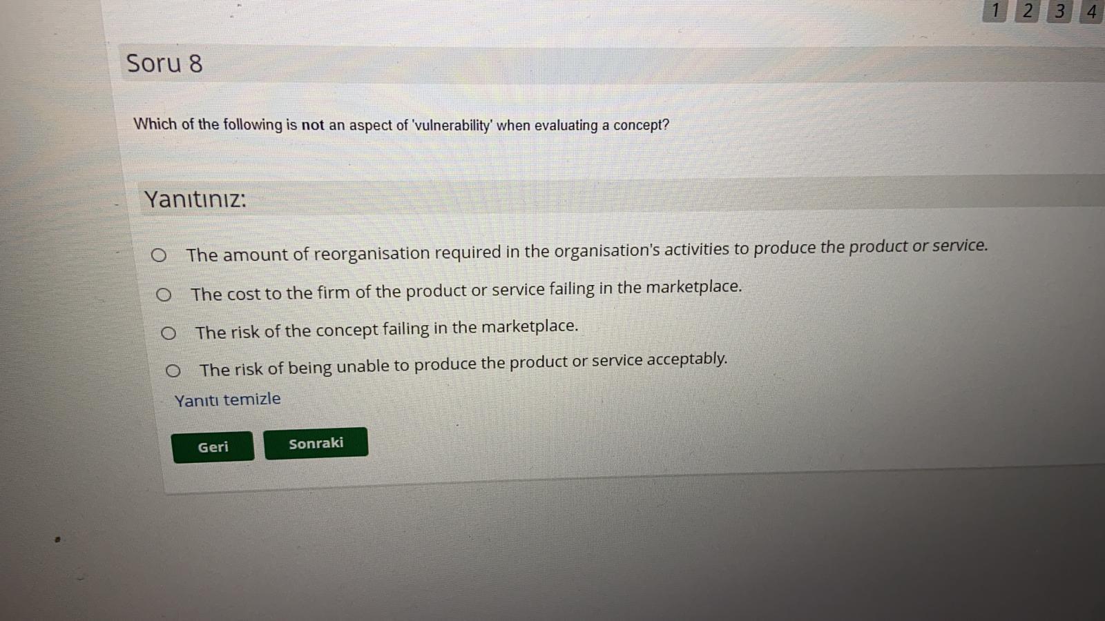 Which of the following is not an aspect of