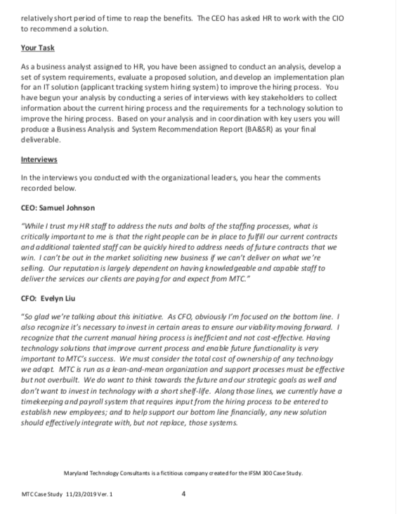 Stage 2: Process Analysis Before you begin work