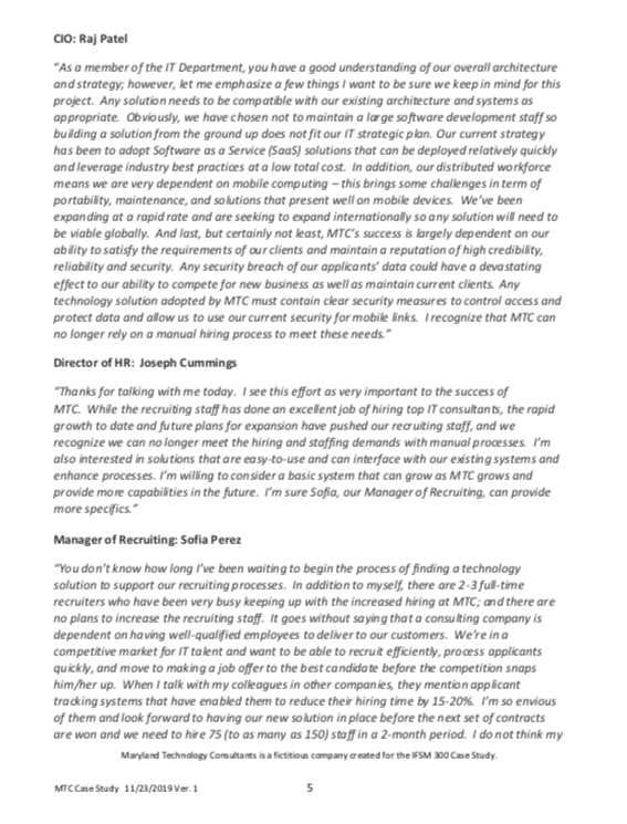 Stage 2: Process Analysis Before you begin work