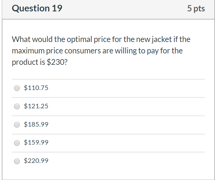 Question 17 5 pts Use the same local product