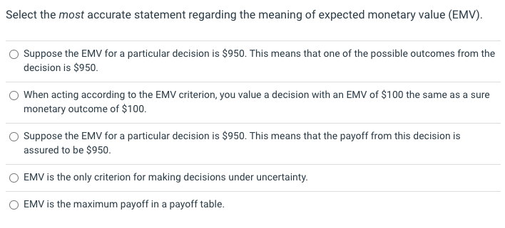 1) 2) Select the most accurate statement