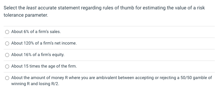 1) 2) Select the most accurate statement