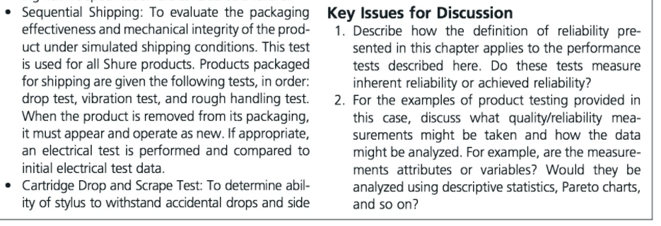 you will review the Quality in Practice exercise