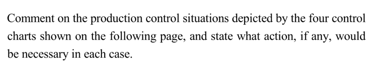 Comment on the production control situations