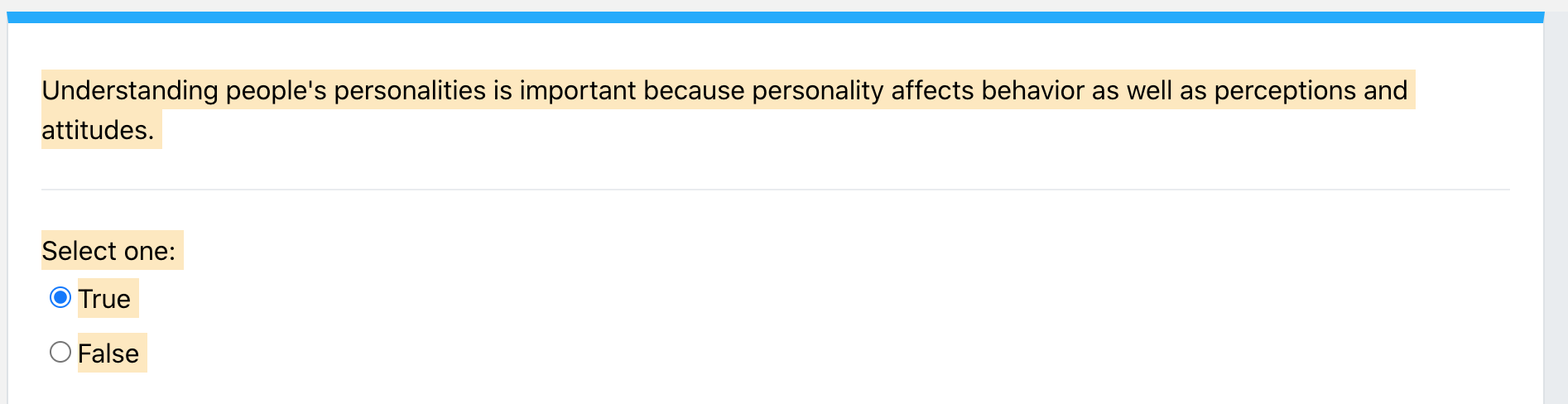 Understanding people's personalities is important