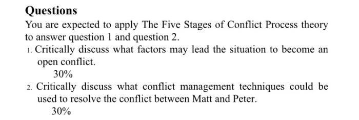 Please answer the questions relating to the case