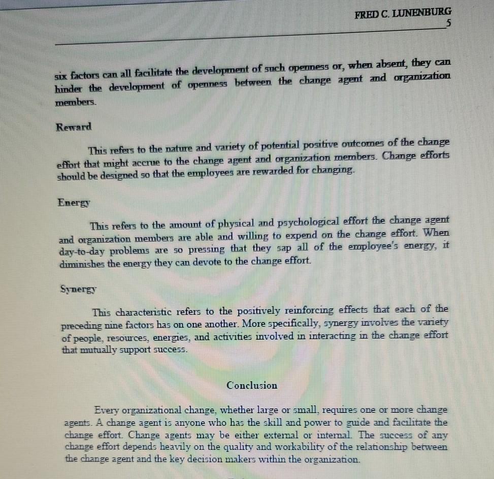 After reading the short article what defines a