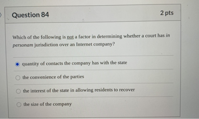 Question 93 2 pts Jasmine Carmichael has been