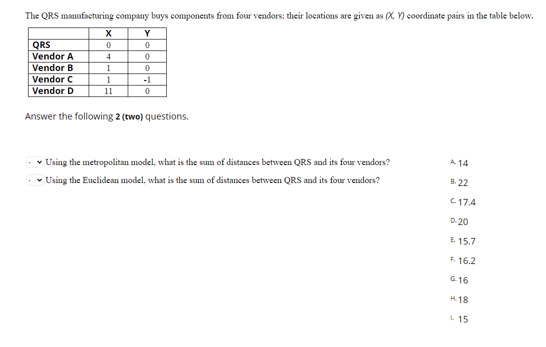 undefined The QRS manufacturing company buys