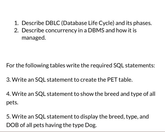 Subject name is DataBase Management System 1.