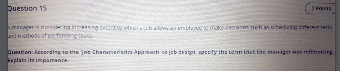 I need really short answers . I do not need