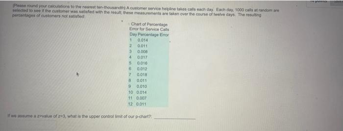 (Please round your calculations to the nearest