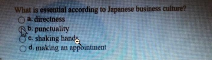 What is essential according to Japanese business