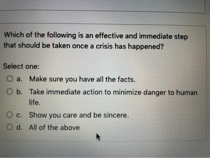 Which of the following is an effective and