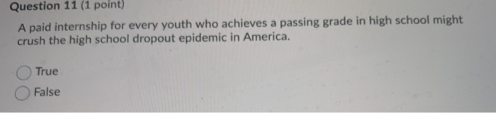 Question 7 (1 point) According to the Gallup-HOPE