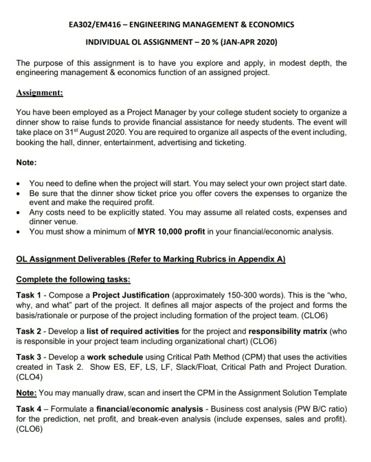 Individual assignment can i get help please Task