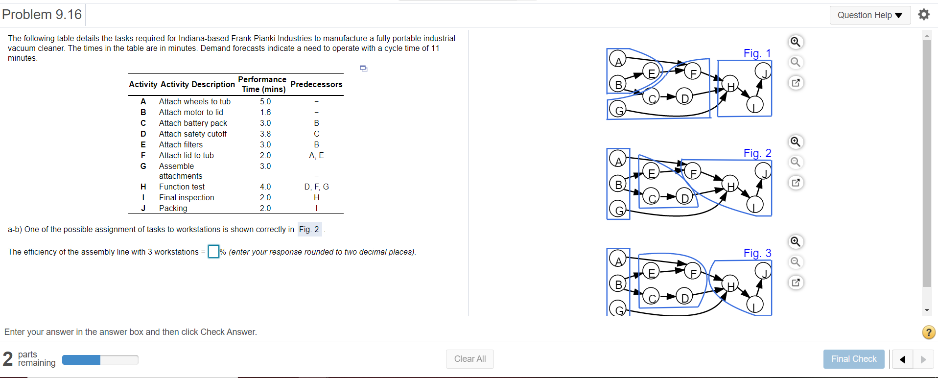 Problem 9.16 Question Help The following table