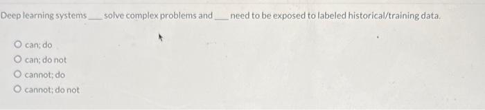 Deep learning systems solve complex problems and