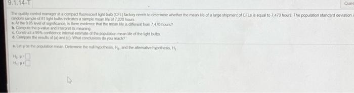 9.1.14-T The quality-control manager at a compact