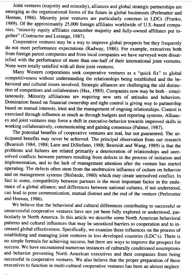 Case Study Managing Diversity in a Global Economy