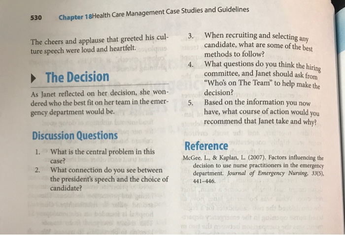 the choice of candidate? When recruiting and selecting any candidate, what are