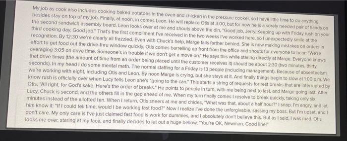 Please read the case study in the pictures below