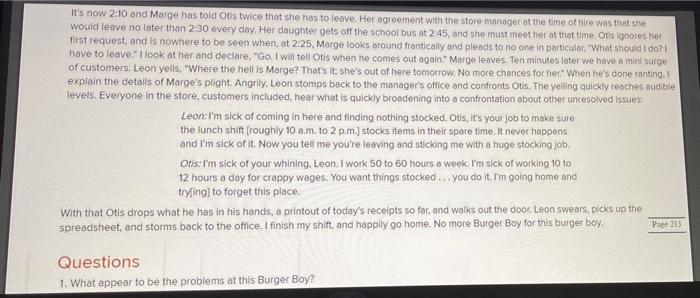 Please read the case study in the pictures below