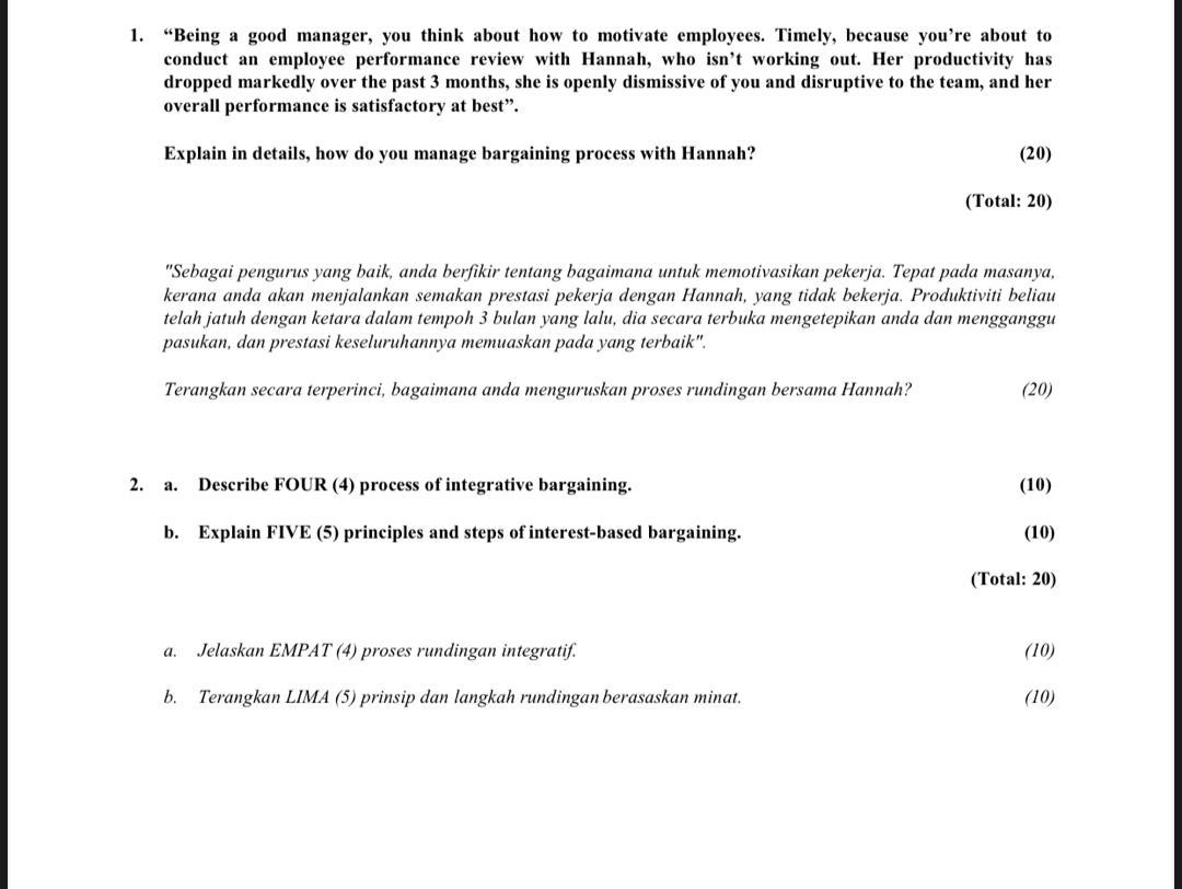 URGENT !! PLS HELP ME TO ANSWER QUESTION 2 A AND