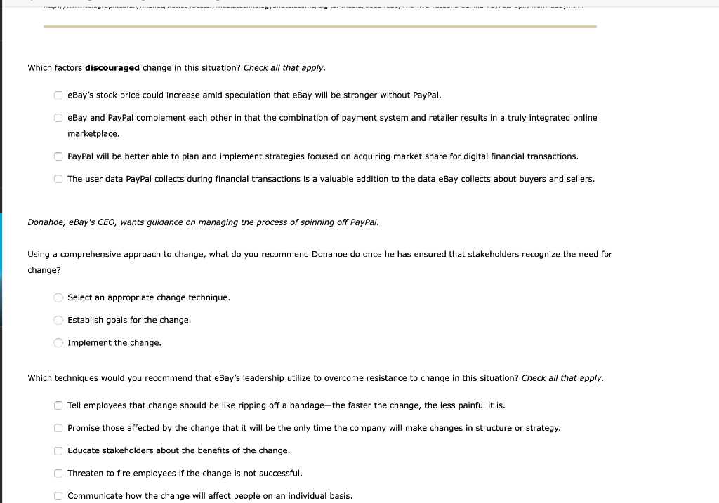 Attempts Average / 4 2. Managing change in