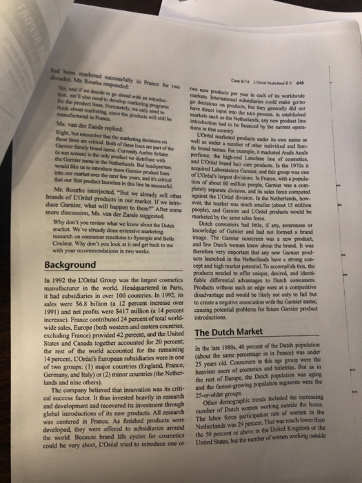 what is tge environmental scan of loreal group,