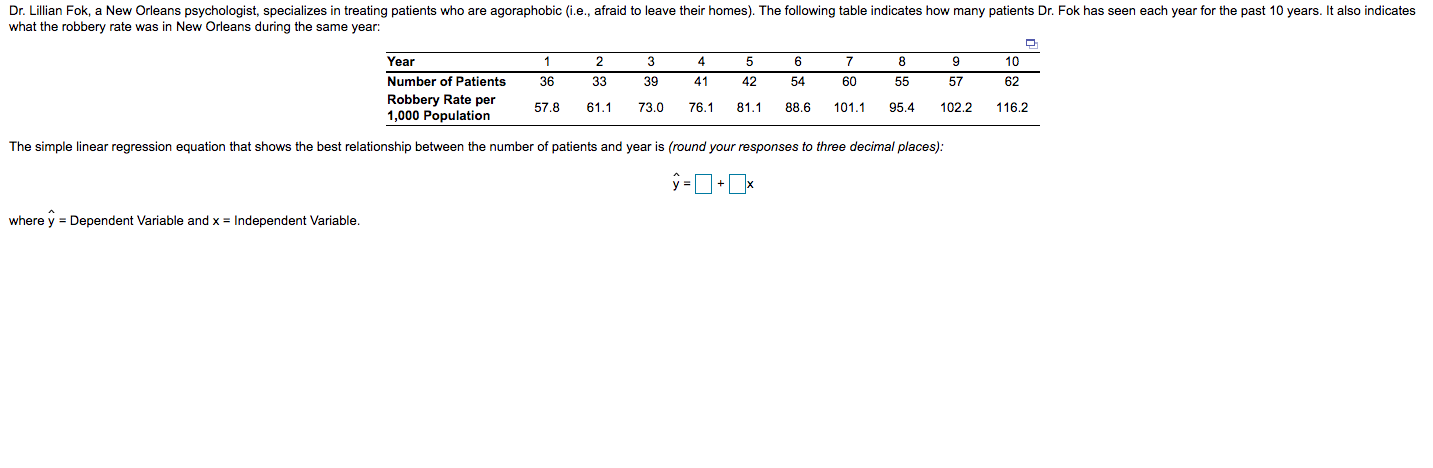 Parts B C D need answering as well Dr. Lillian