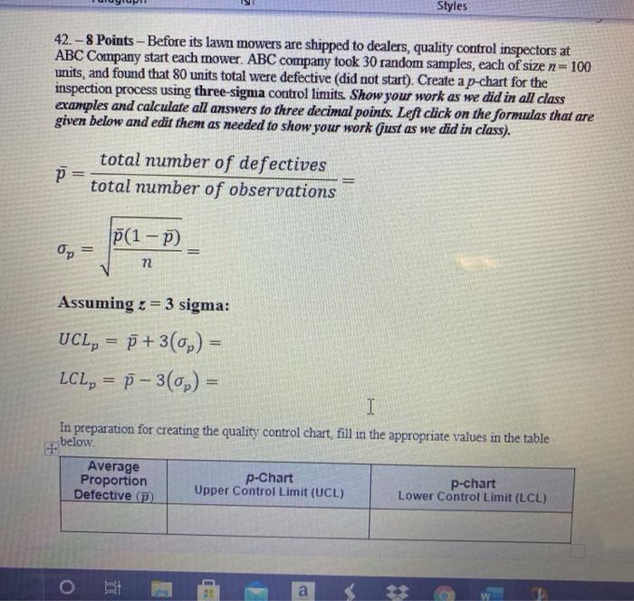 Styles 42. - 8 Points - Before its lawn mowers