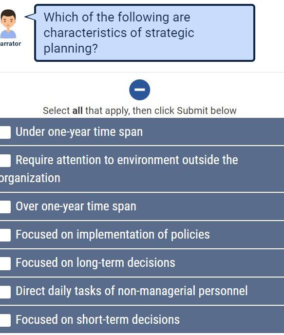 Which of the following are characteristics of