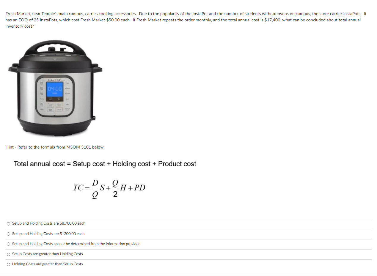 Fresh Market, near Temple's main campus, carries