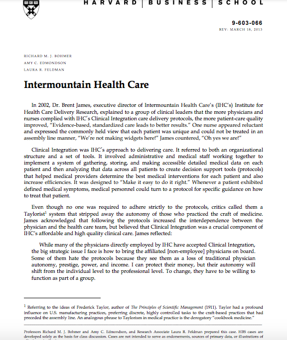 Please reference the below case study to answer