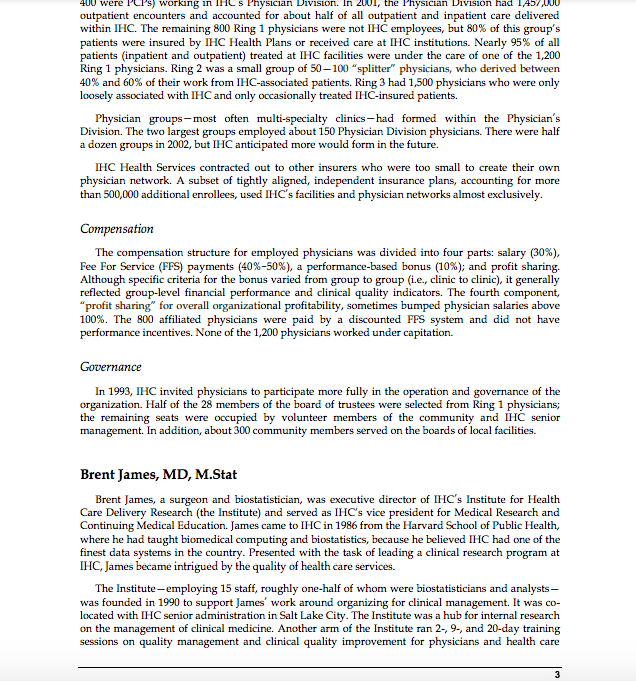 Please reference the below case study to answer