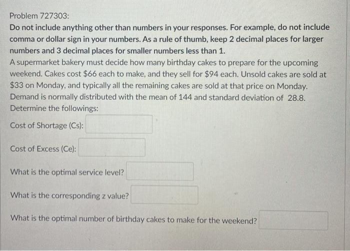 please answer all will leave a like Problem